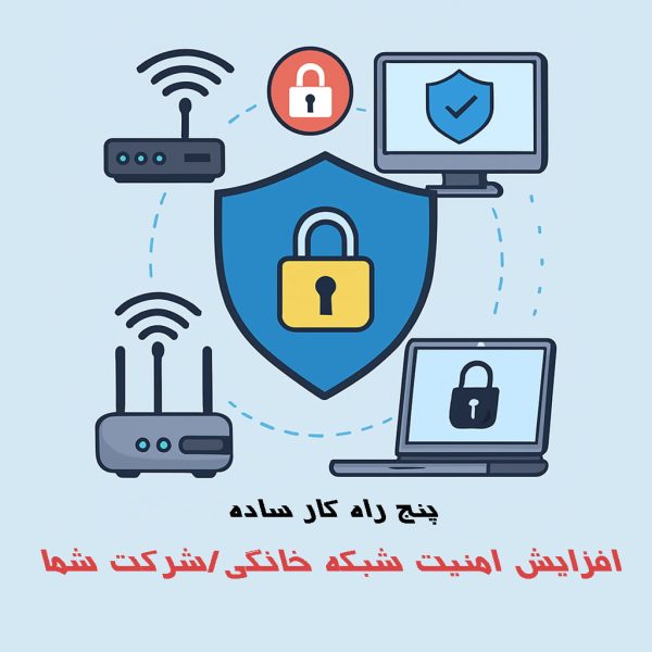 5 Simple Step to Secure Your Network_TrustIT.ir ۵ راهکار ساده برای افزایش امنیت شبکه خانگی/شرکت شما