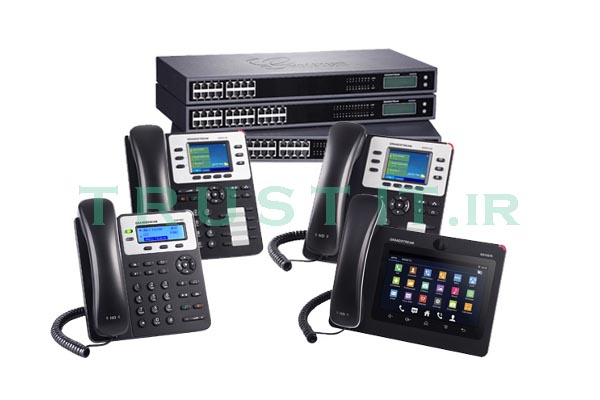 grandstream voip تلفن تحت شبکه برای سانترال VoIP