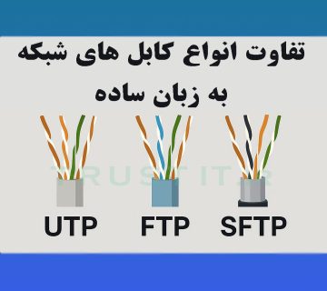تفاوت انواع کابل های شبکه به زبان ساده
