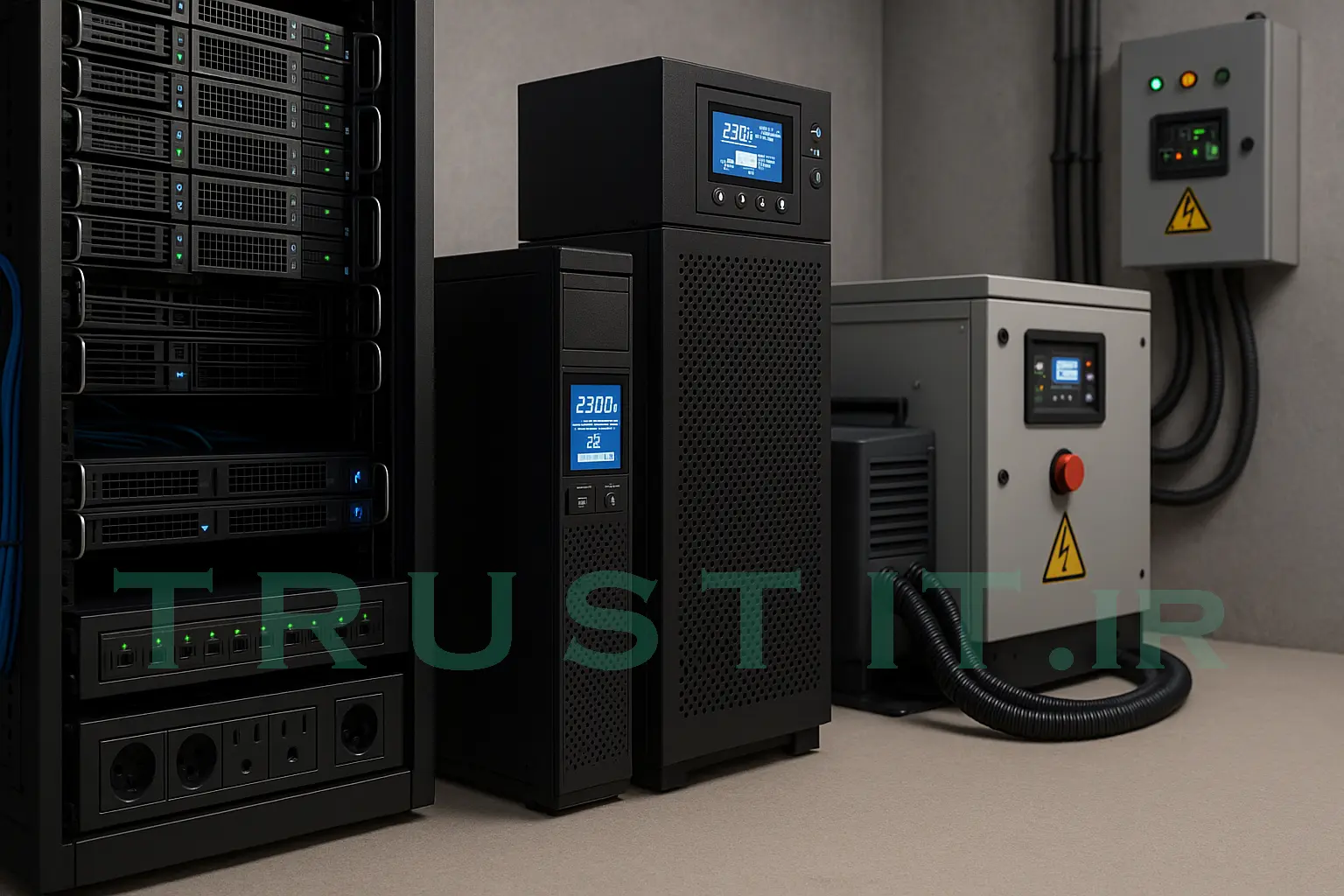 Clean Server Room اتاق سرور