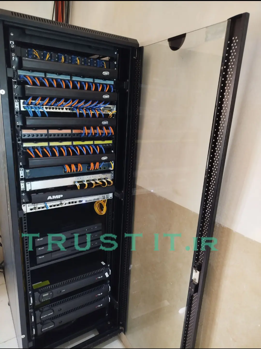 cisco-enterprise-network رک شبکه سازمانی مجهز به سوئیچ های Cisco Catalyst و Nexus