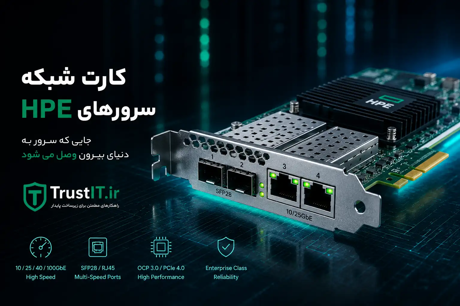 کارت شبکه سرور های HPE
