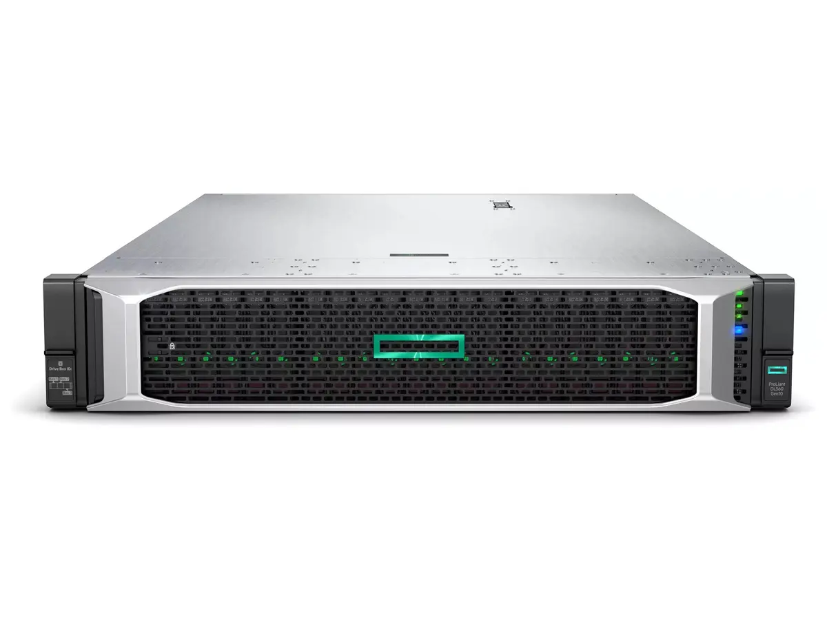 نمای جلویی سرور HPE ProLiant DL560 Gen10 به همراه Bezel Kit