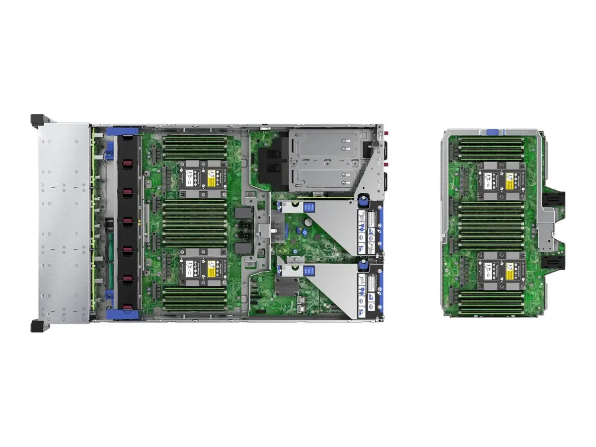 نمای داخلی و قطعات سرور HPE ProLiant DL560 Gen10