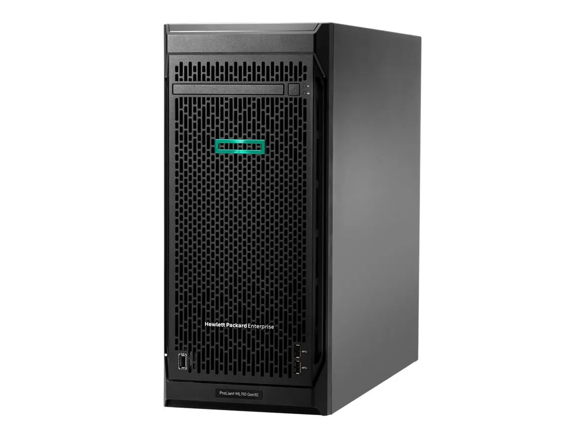نمای جلویی سرور HPE ProLiant ML110 Gen10 به همراه Bezel Kit دیفالت