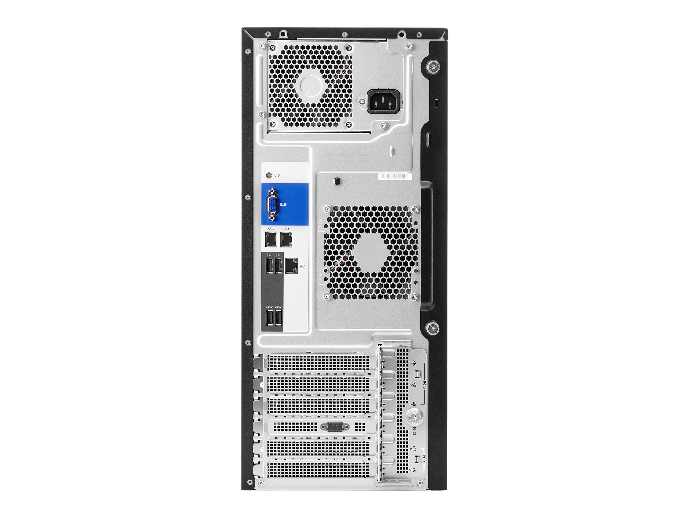 نمای پشتی سرور HPE ProLiant ML110 Gen10