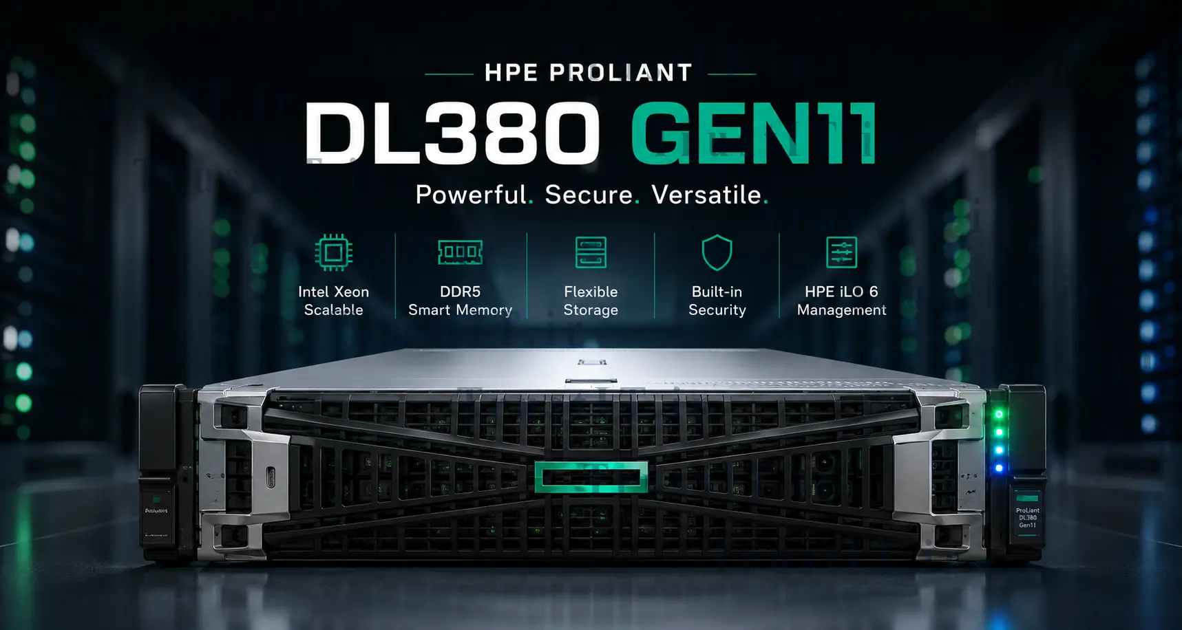 سرور های رکمونت اچ پی ای - HPE Proliant DL380 Gen11