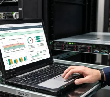 داشبورد مدیریت HPE iLO برای مانیتورینگ سلامت سرور