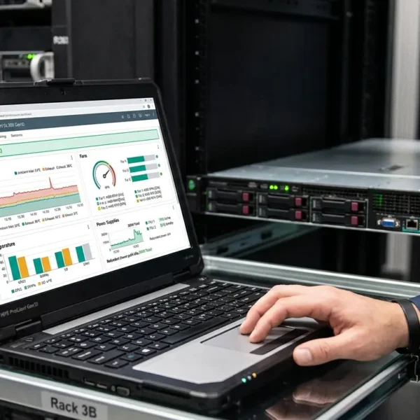 داشبورد مدیریت HPE iLO برای مانیتورینگ سلامت سرور