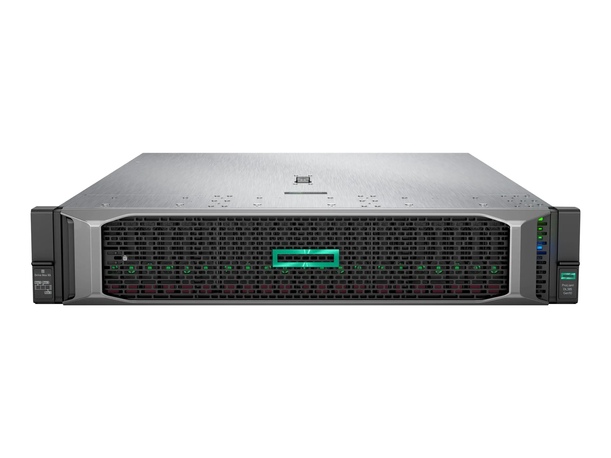 نمای جلو سرور HPE ProLiant DL385 Gen10 به همراه Bezel Kit